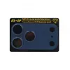 Evelatus Apple iPhone 17 Pro Full Body camera lensbescherming Premium diepblauw