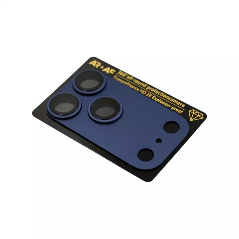 Evelatus Apple iPhone 17 Pro Full Body camera lensbescherming Premium diepblauw
