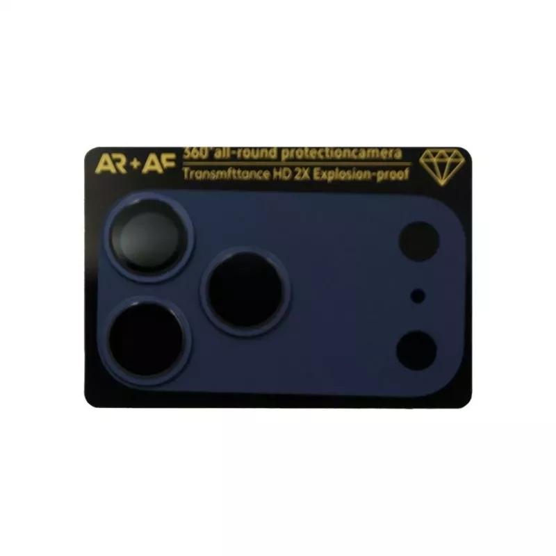 Evelatus Apple iPhone 17 Pro Max Full Body camera lensbescherming Premium diepblauw