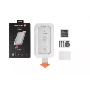 Evelatus Apple iPhone 13 / 14 Flip Glass Magic Easy Install Box - beeldschermbeschermer