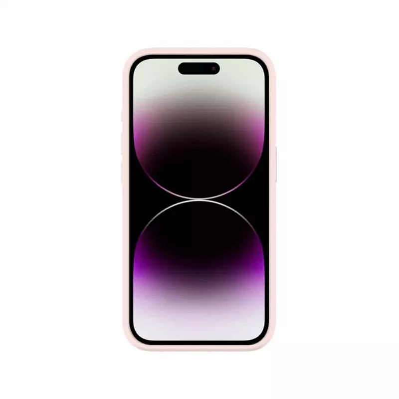 Evelatus Apple iPhone 17e Premium MagSafe Soft Touch silicone hoesje Pink Sand