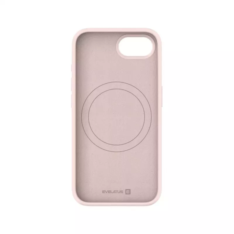 Evelatus Apple iPhone 17e Premium MagSafe Soft Touch silicone hoesje Pink Sand