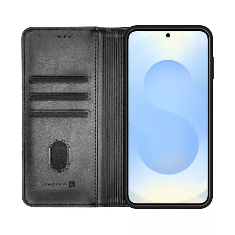 Evelatus Samsung Galaxy S26 Book Case Folio zwart