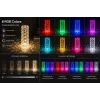 iLike Crystal Bubble Touch RGB LED-tafellamp met bluetooth-luidspreker