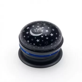 iLike RGB Crystal Ball Light, 180° draaibare feestprojector met afstandsbediening zwart
