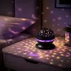iLike RGB Crystal Ball Light, 180° draaibare feestprojector met afstandsbediening zwart