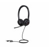 Yealink UH35 Dual UC USB-C/A on-ear headset met USB-A/USB-C, zwart