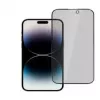 iLike Apple iPhone 15 gehard privacyglas schermbeschermer zwart