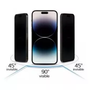iLike Samsung Galaxy S23 FE gehard privacyglas zwart