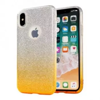 GreenGo Apple iPhone XR achterkant hoesje Bling goud