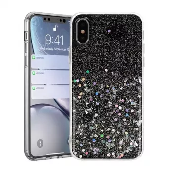Vennus Apple iPhone X/XS zwarte siliconen back cover
