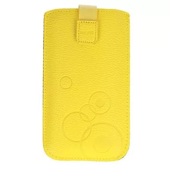 iLike Universele Leather Pocket Case XL geel