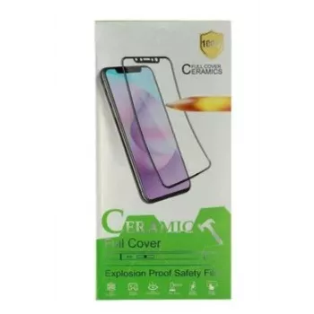 iLike Hard Ceramic Tempered Glass Screen Protector voor Apple iPhone 7 / 8 / SE (2020) / SE (2022) - zwart