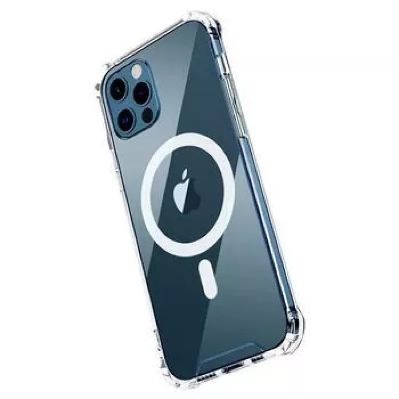 Tel Protect Apple iPhone 12 Pro Max MagSilicone Case transparant