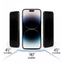 iLike Apple iPhone 17 Air Tempered Privacy Glass Zwart