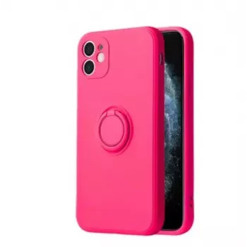 iLike Silicone Ring Case voor Xiaomi Redmi 9C / 10A - Roze