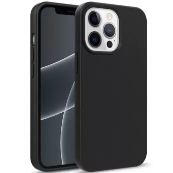 iLike Apple iPhone 14 Plus matte achterkantcase zwart
