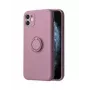 iLike Apple iPhone 14 Pro siliconen Ring hoesje lila