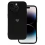 Vennus Samsung Galaxy A13 4G patroon silicone hart hoesje zwart