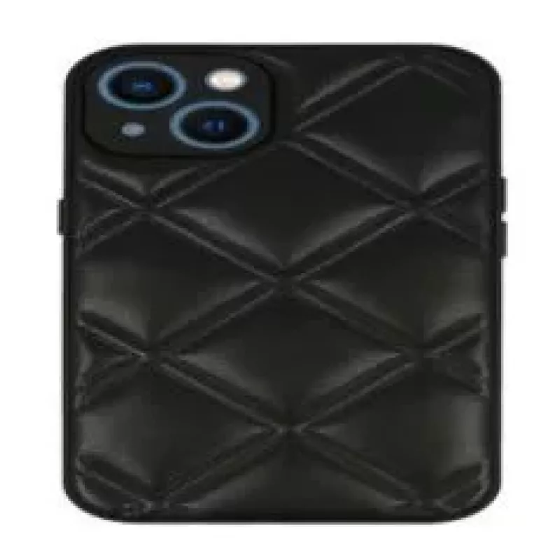 iLike Apple iPhone 14 Leather 3D Case zwart