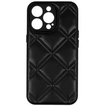 iLike Samsung Galaxy A14 4G Leather 3D Case zwart