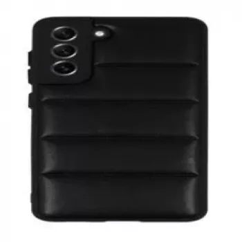 iLike Samsung Galaxy S21 FE Leder 3D Case zwart