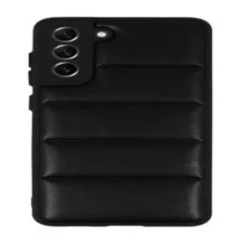 iLike Samsung Galaxy S21 FE Leder 3D Case zwart