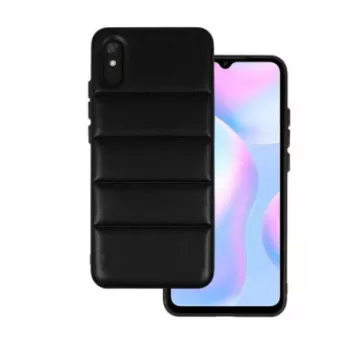 iLike Xiaomi Redmi 9A Leder 3D Case zwart