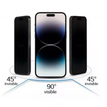 iLike Apple iPhone 11/XR Privacy Glass zwart
