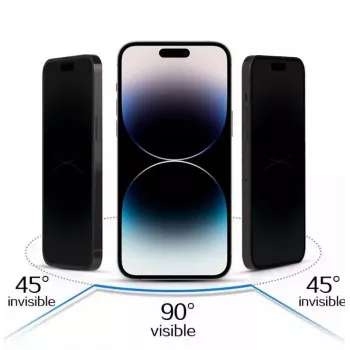 iLike - GALAXY A52/A52S tempered privacy glass zwart