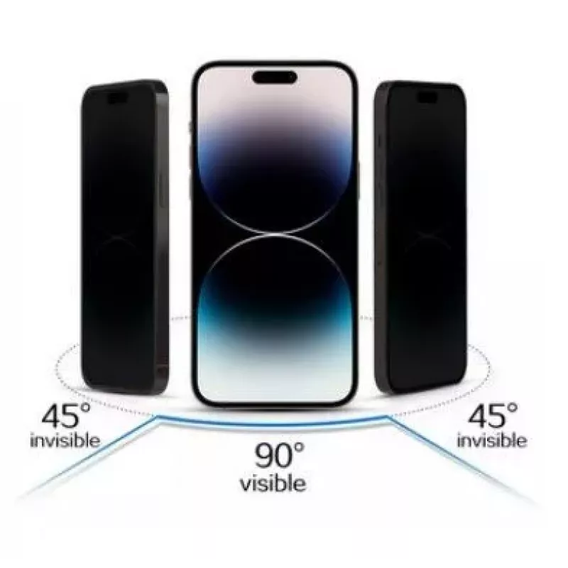 iLike Samsung Galaxy A54 5G privacy-glass-displayscherm zwart