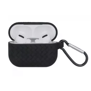 iLike Braid Case voor AirPods / AirPods 2 zwart