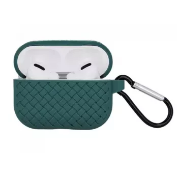 iLike Braided Silicone Case voor Apple AirPods 1e & 2e generatie - groen