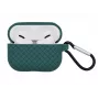 iLike Braided Silicone Case voor Apple AirPods 1e & 2e generatie - groen