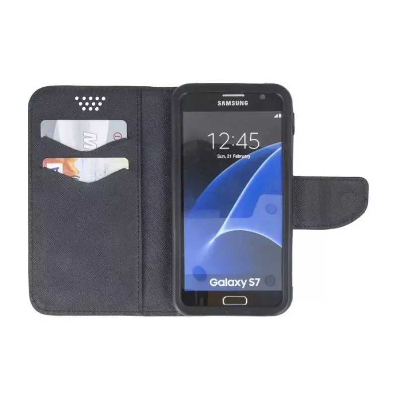 GreenGo Universele Fancy Smart Universele 5.5 Silicon Case zwart