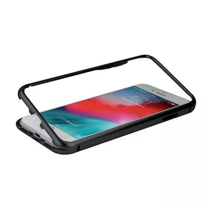 GreenGo Apple iPhone 7/8 Plus Magnetic hoesje zwart
