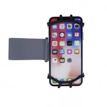 iLike universele siliconen armbandhoes voor smartphones van 4-6 inch, zwart