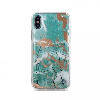 iLike Samsung Galaxy S10 Marmur Case Groen
