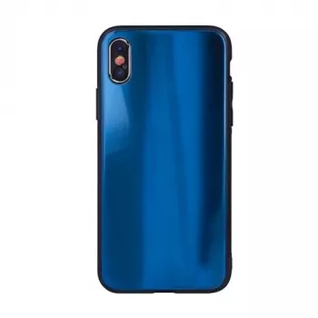 GreenGo Huawei P30 Aurora Glass TPU Case Donkerblauw