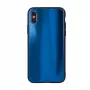 GreenGo Huawei P30 Aurora Glass TPU Case Donkerblauw
