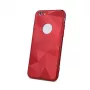iLike Apple iPhone 8 Plus Geometric Shine Case rood