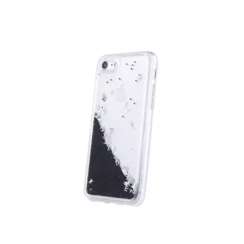 iLike Apple iPhone 11 Pro Liquid Letters TPU-hoes zwart
