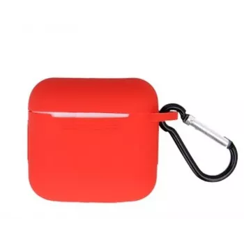 iLike Apple hoesje voor AirPods 3 met haakje rood