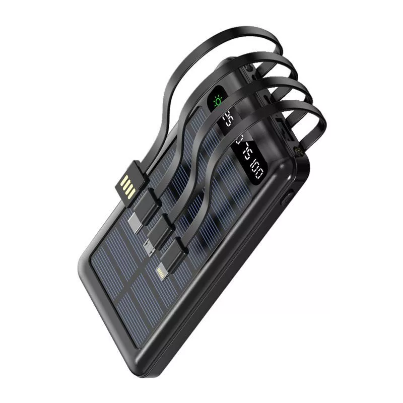Setty Solar Power Bank SLR-100 10000 mAh zwart