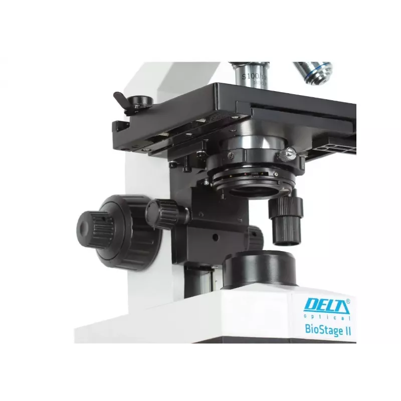 Delta Optical BioStage II binoculaire doorlichtmicroscoop 40x-1000x LED
