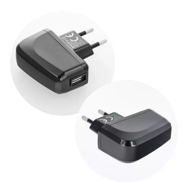Blue Star telefoonoplader Blue Star Lite USB-A 2A 10W + kabel USB-A naar USB-C TFK-TC-1095B zwart