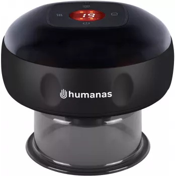 Humanas BB01 Plus zwarte cupping cup - anticellulitis massagecup