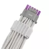 ASUS ROG EQUALIZER White Edition GPU-stroomkabel - 16-polig 12VHPWR naar 3x8-polig PCIe - 700mm wit