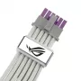 ASUS ROG EQUALIZER White Edition GPU-stroomkabel - 16-polig 12VHPWR naar 3x8-polig PCIe - 700mm wit