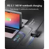 ICY BOX IB-PS2401 Diamond Charge 2401 GaN-laadstation met LCD-display, 240 W